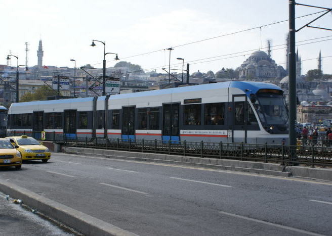 Moderne tram in Istanbul