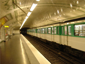 de Metro in Parijs
