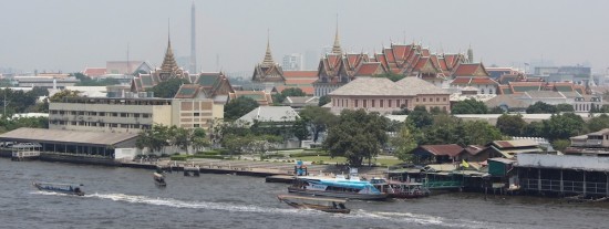 Uitzicht Bangkok vanaf Wat Arun